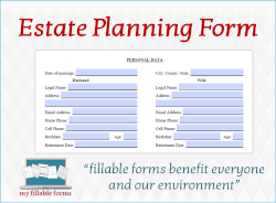 We create Estate Planning Fillable Forms